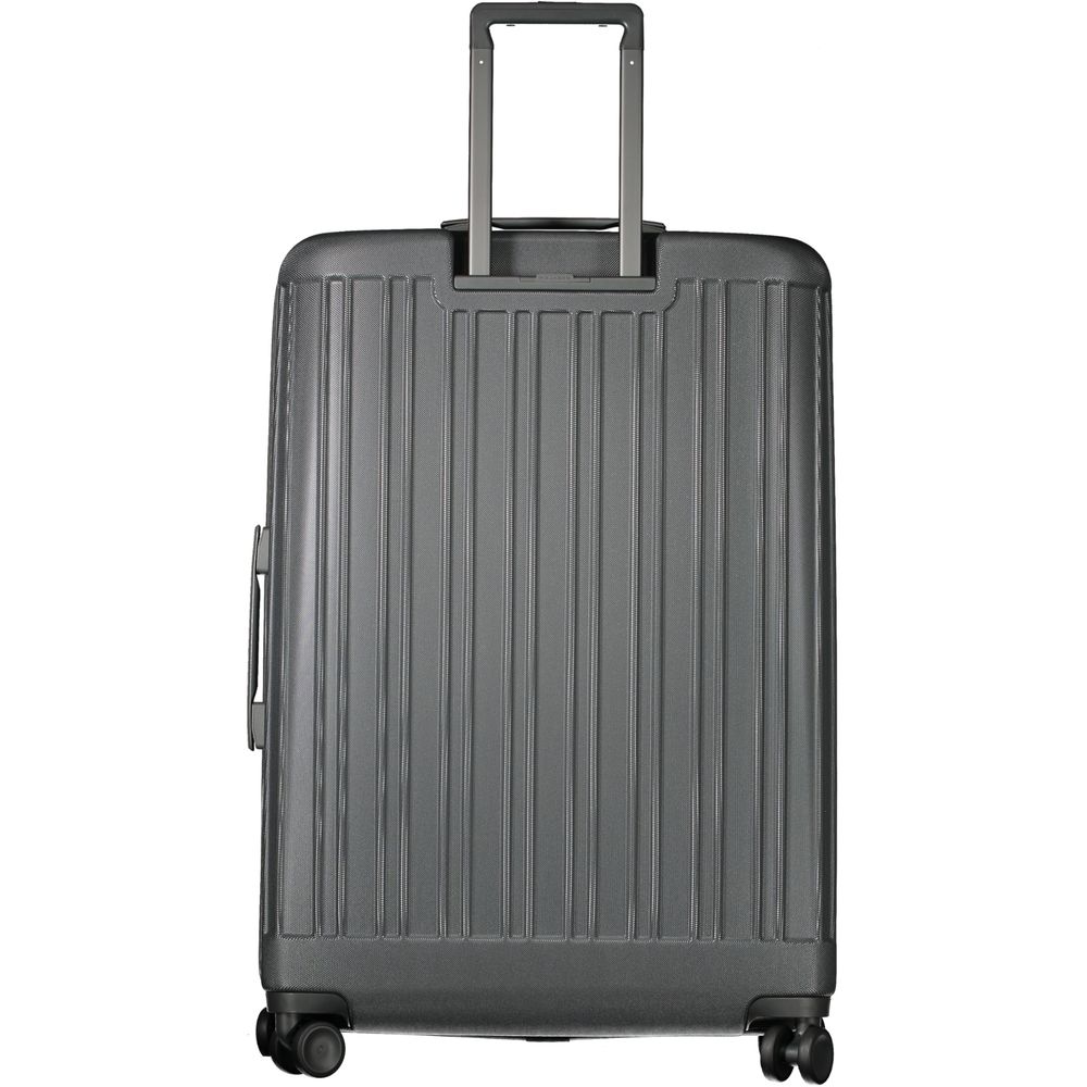 Gray Polycarbonate Men Luggage