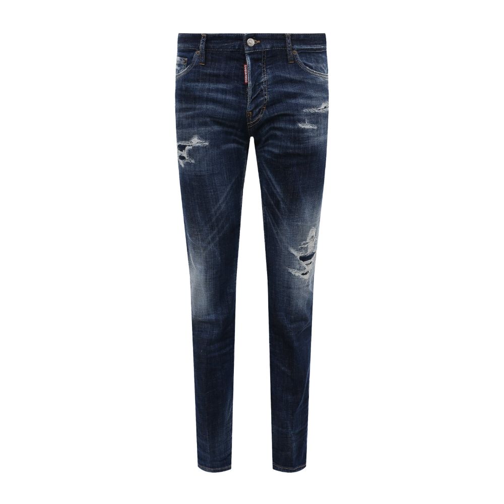 بنطال جينز وبنطال قطني أزرق من Dsquared²