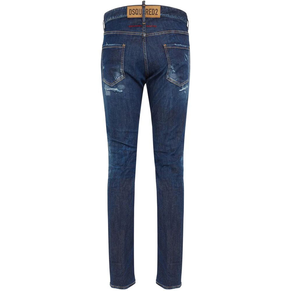 بنطال جينز وبنطال قطني أزرق من Dsquared²