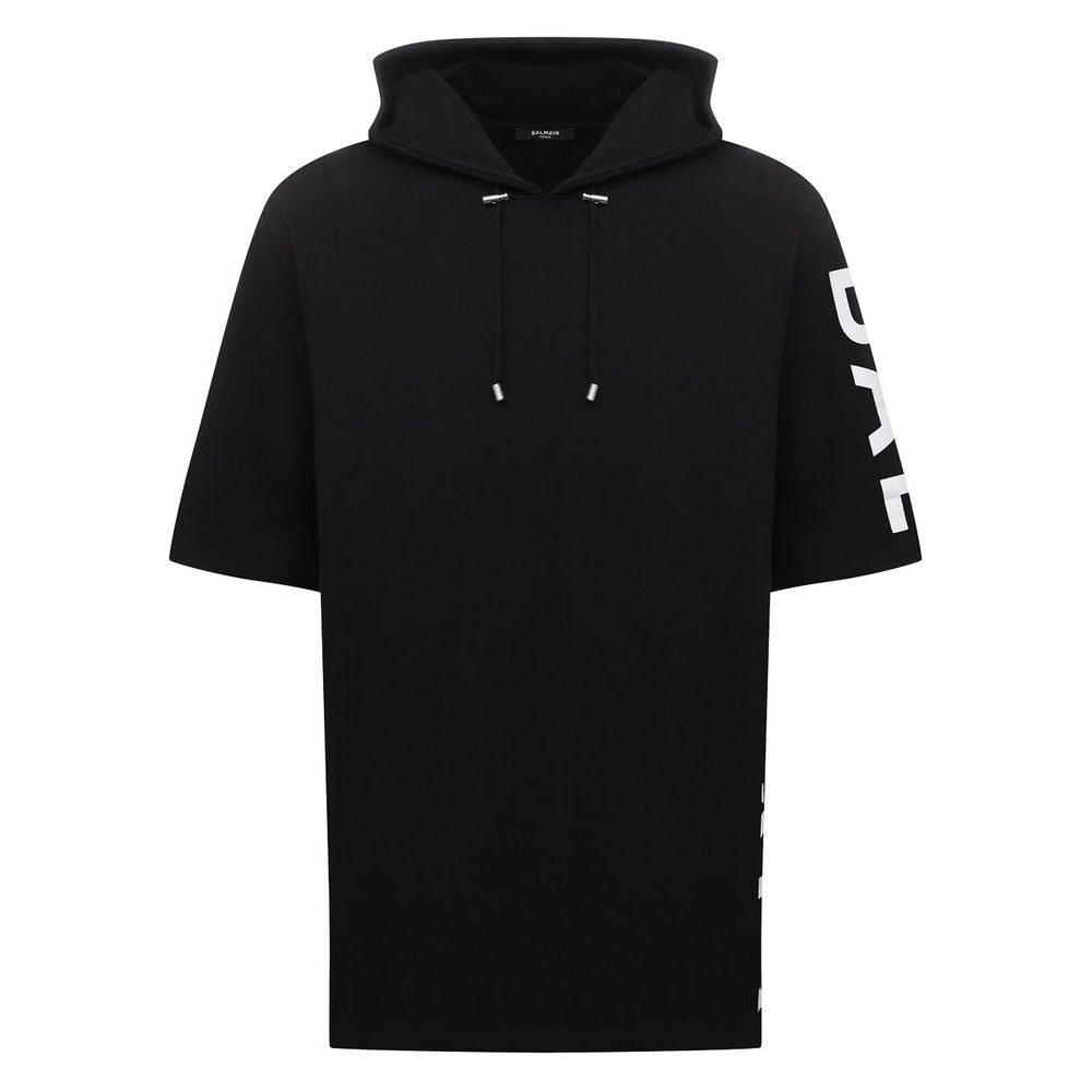 Black Cotton Sweater