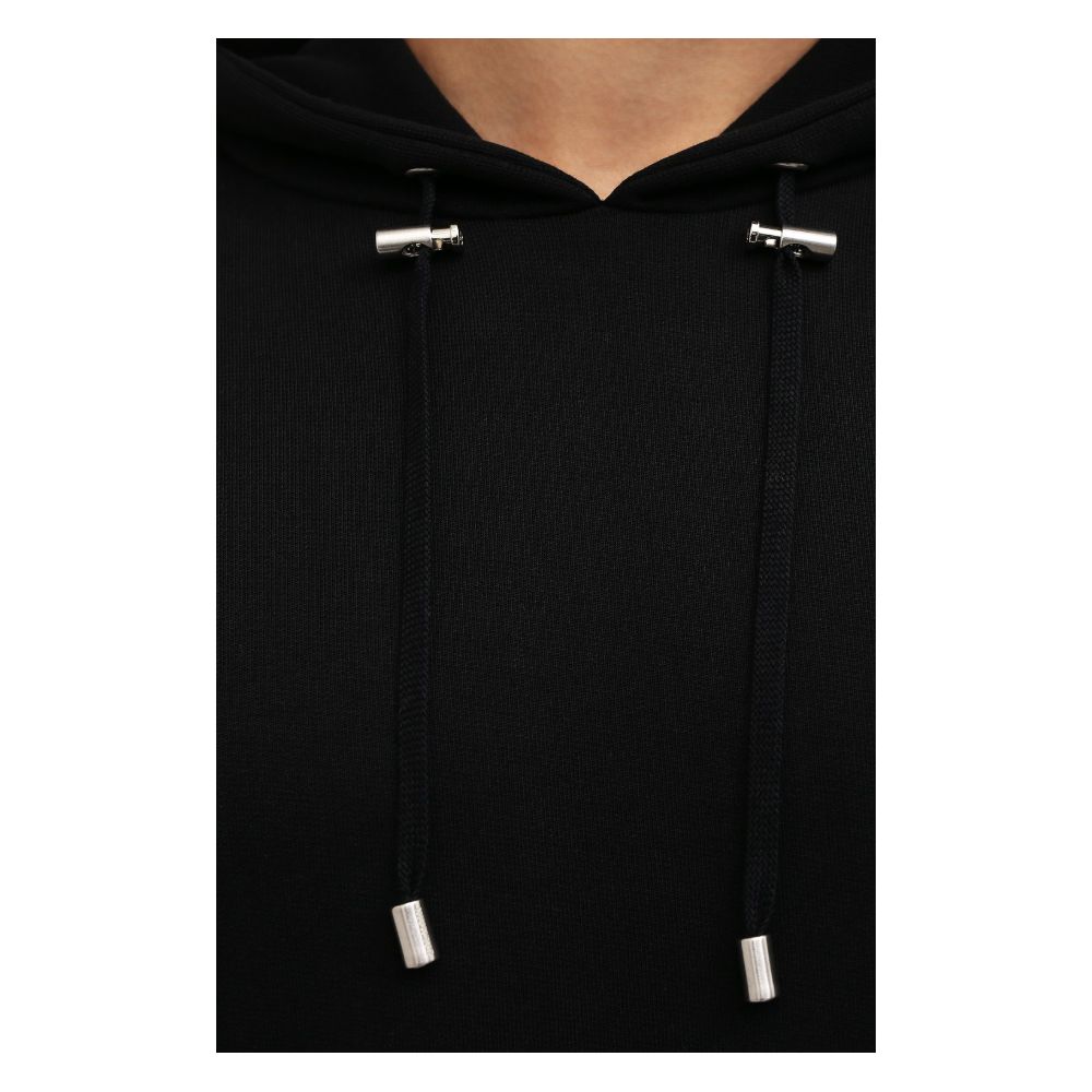 Black Cotton Sweater