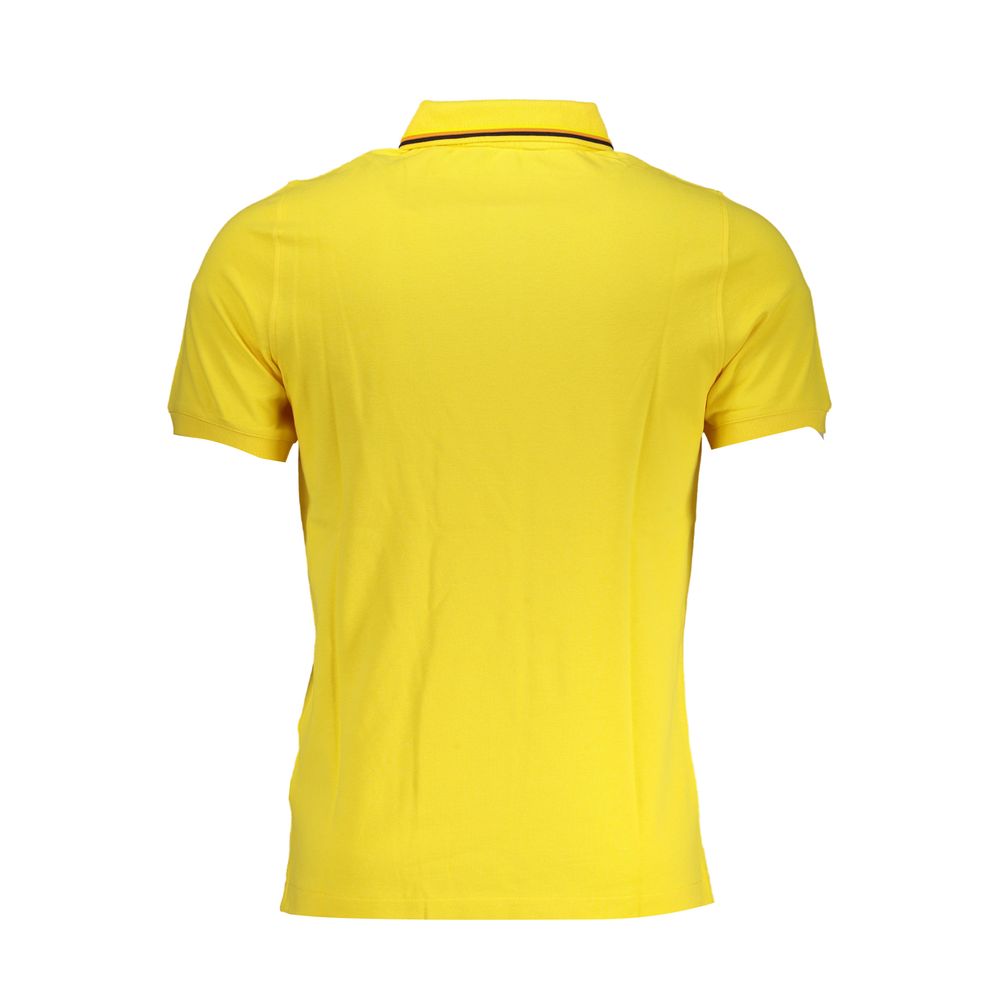 قميص بولو K-WAY Sunny Yellow بتفاصيل متباينة