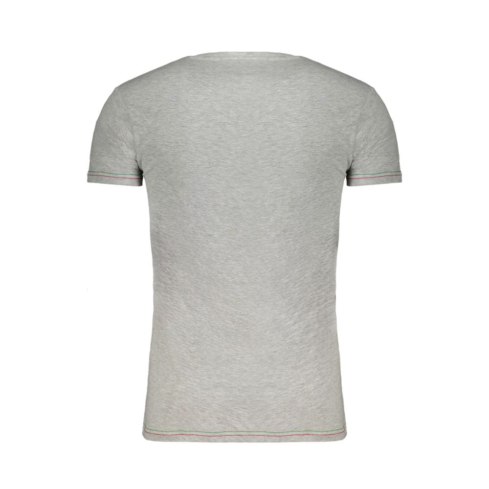 Brown Cotton Men T-Shirt