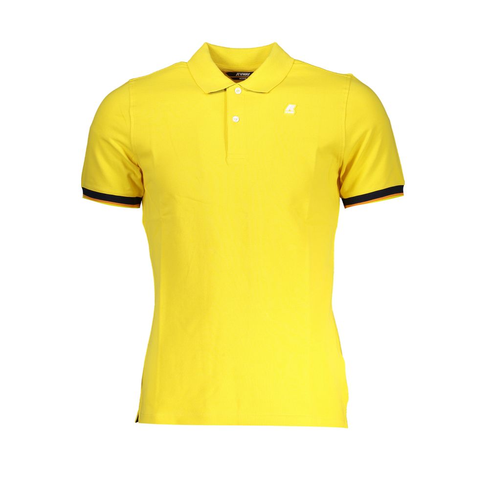 بولو K-WAY Sunshine Yellow من مزيج القطن
