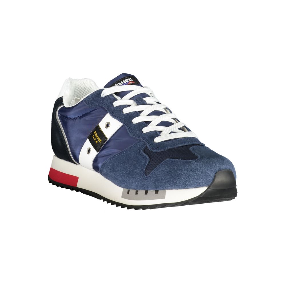 حذاء رياضي للرجال من البوليستر الأزرق من Blauer
