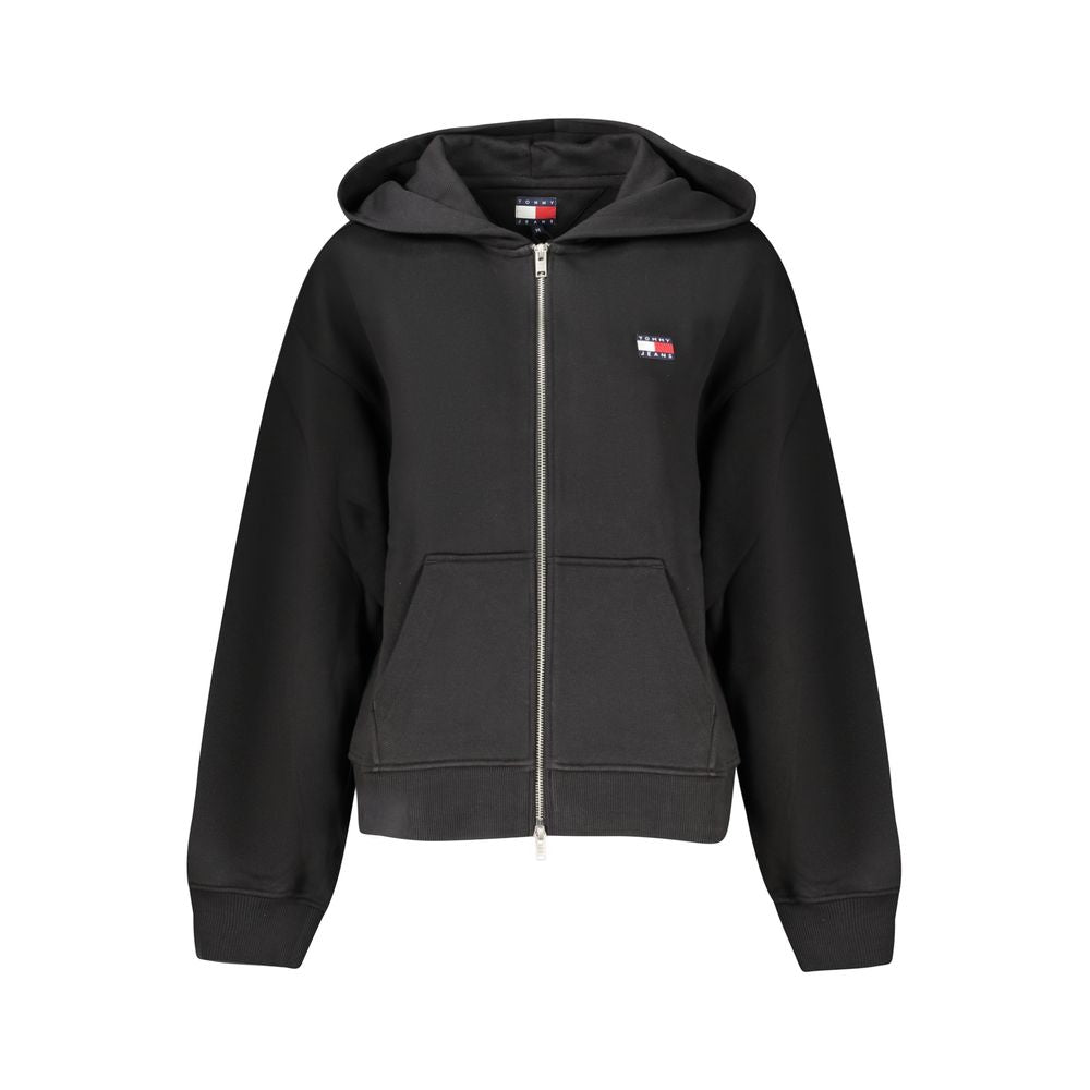 Tommy Hilfiger Black Cotton Women Sweater