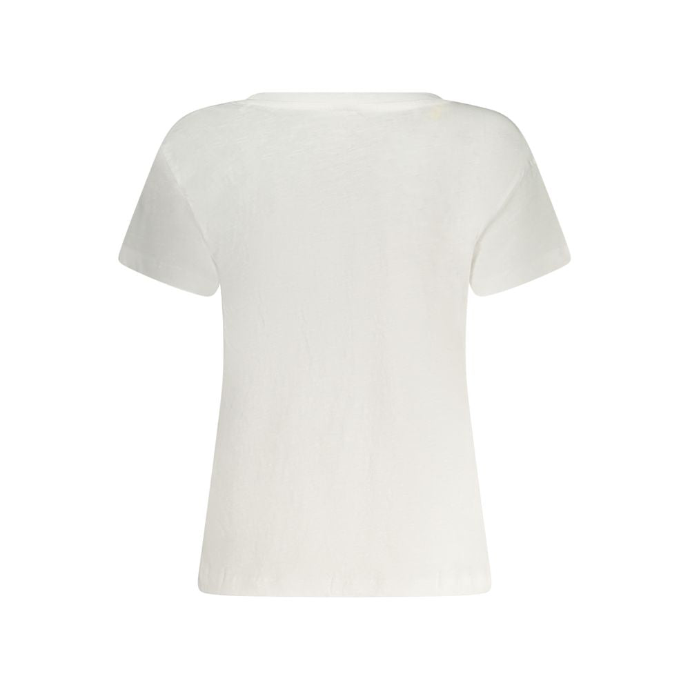 White Cotton Tops & T-Shirt