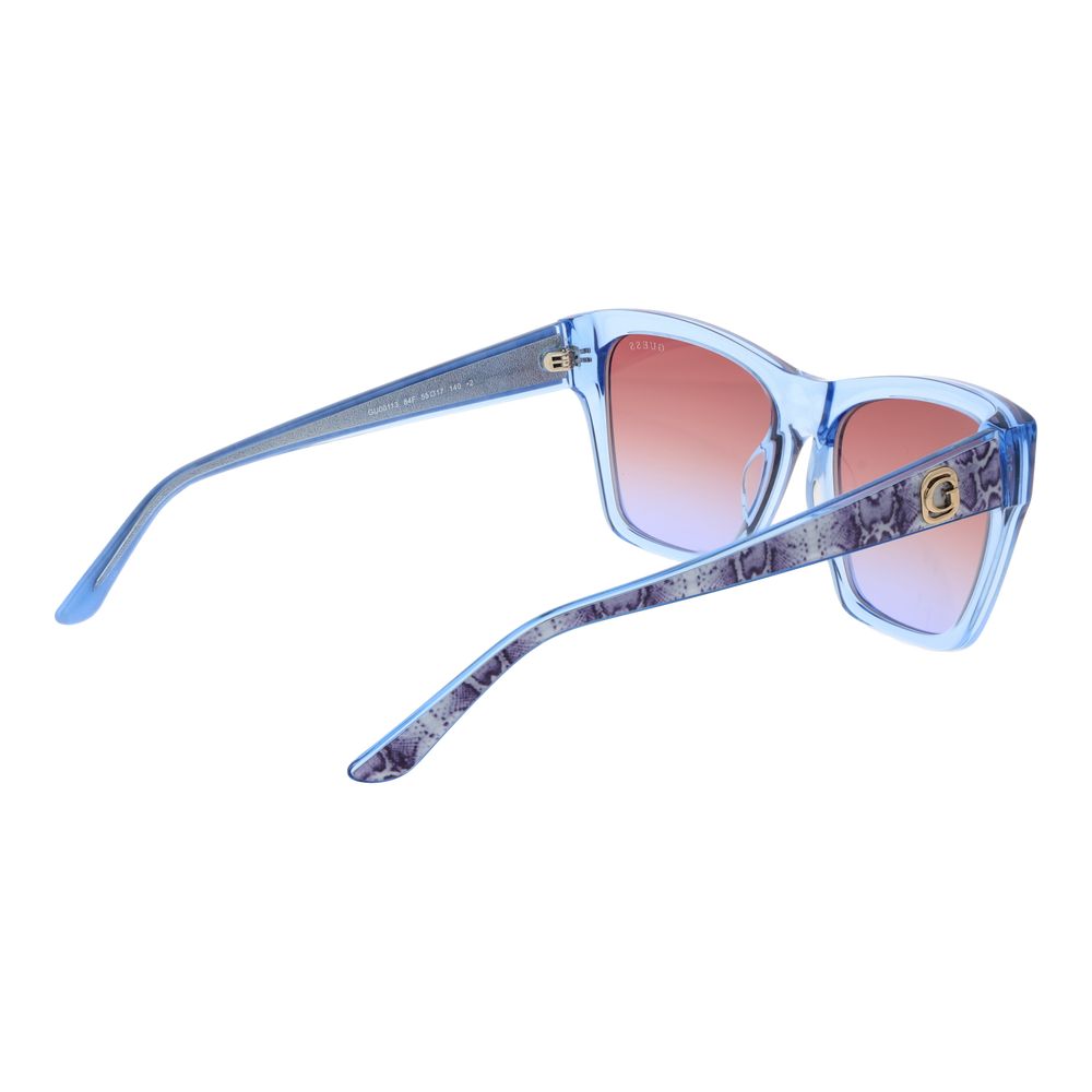 نظارات شمسية نسائية من Guess باللون الأزرق