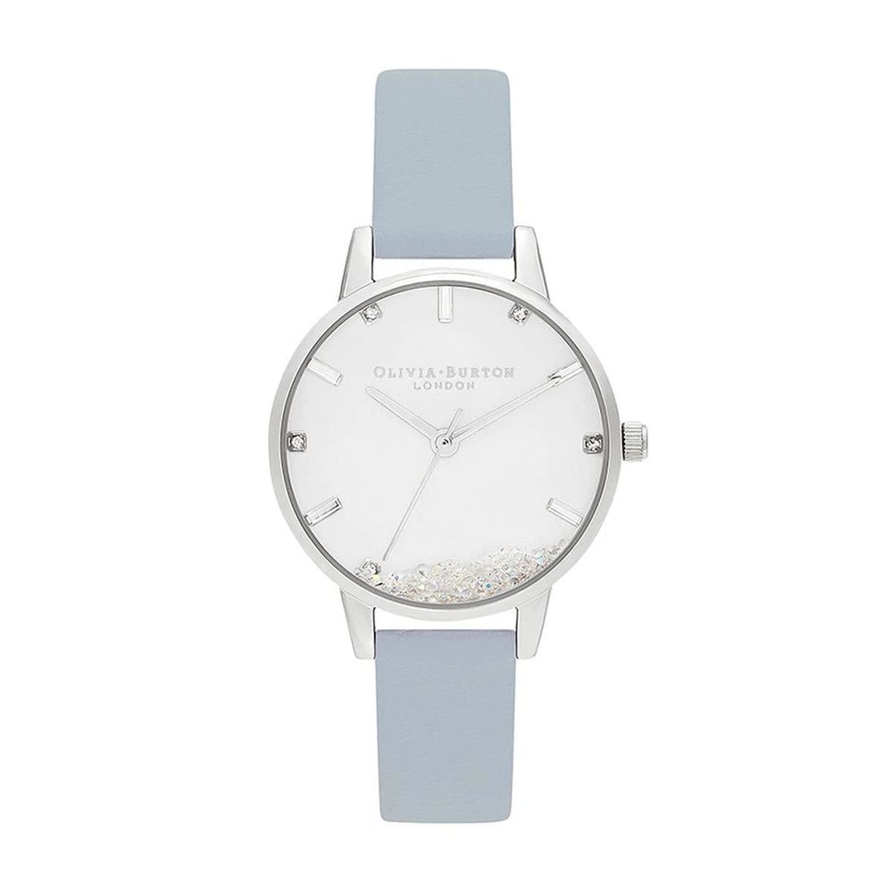 Blue Artificial Leather Watch