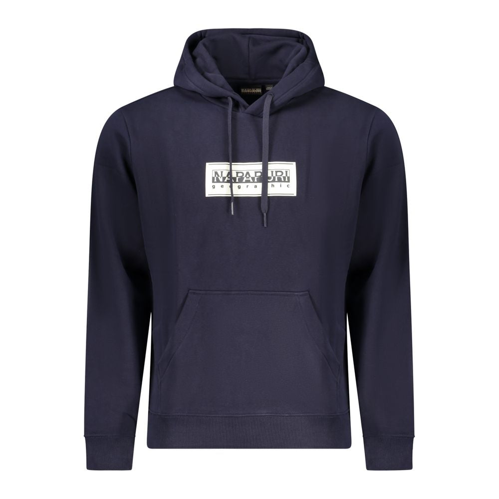 Napapijri Blue Cotton Men Sweater