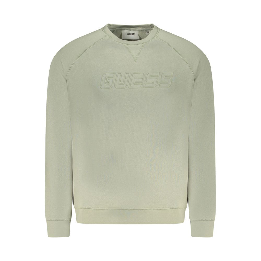 سترة جينز قطنية خضراء من Guess