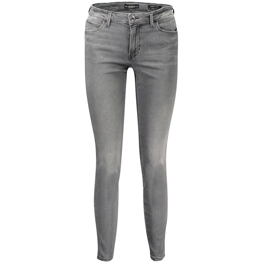 بنطلون جينز وبنطلون جينز رمادي من القطن من Guess Jeans