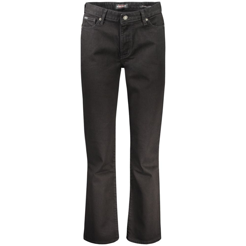 بنطلون جينز وبنطلون جينز قطني أسود من Guess Jeans