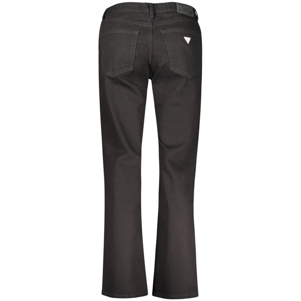 بنطلون جينز وبنطلون جينز قطني أسود من Guess Jeans
