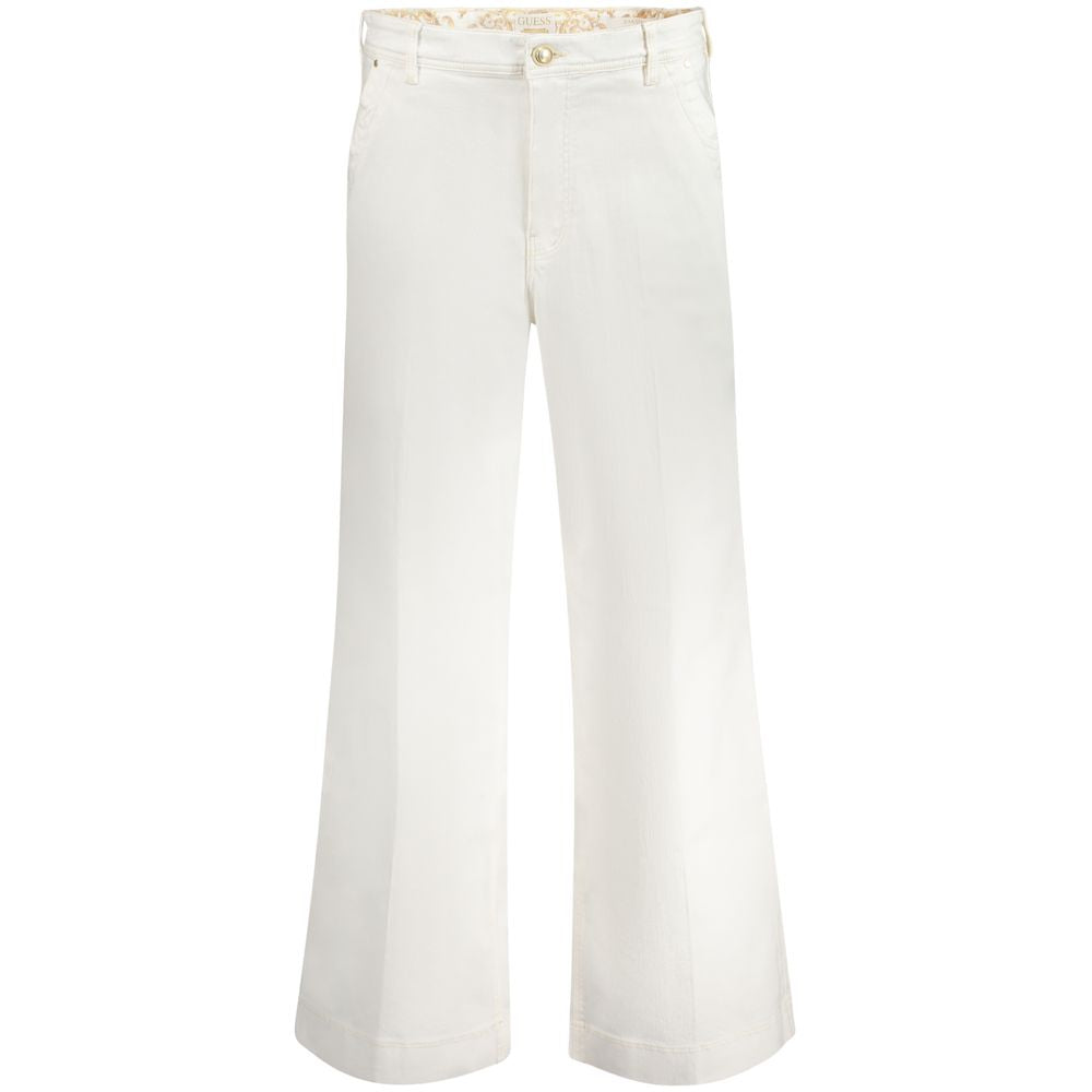 بنطلون جينز وبنطال جينز أبيض من القطن من Guess Jeans
