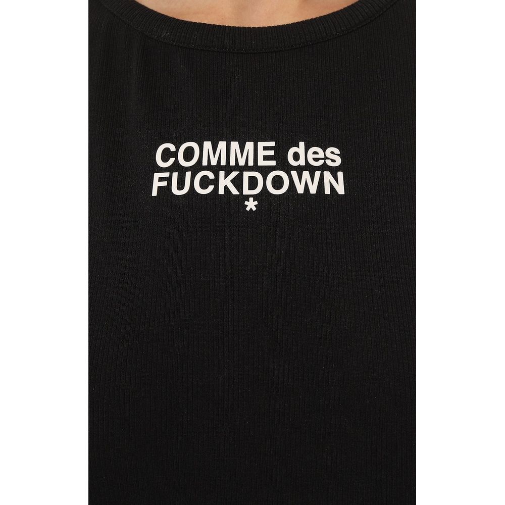 قميص وقميص قطني أسود من Comme Des Fuckdown