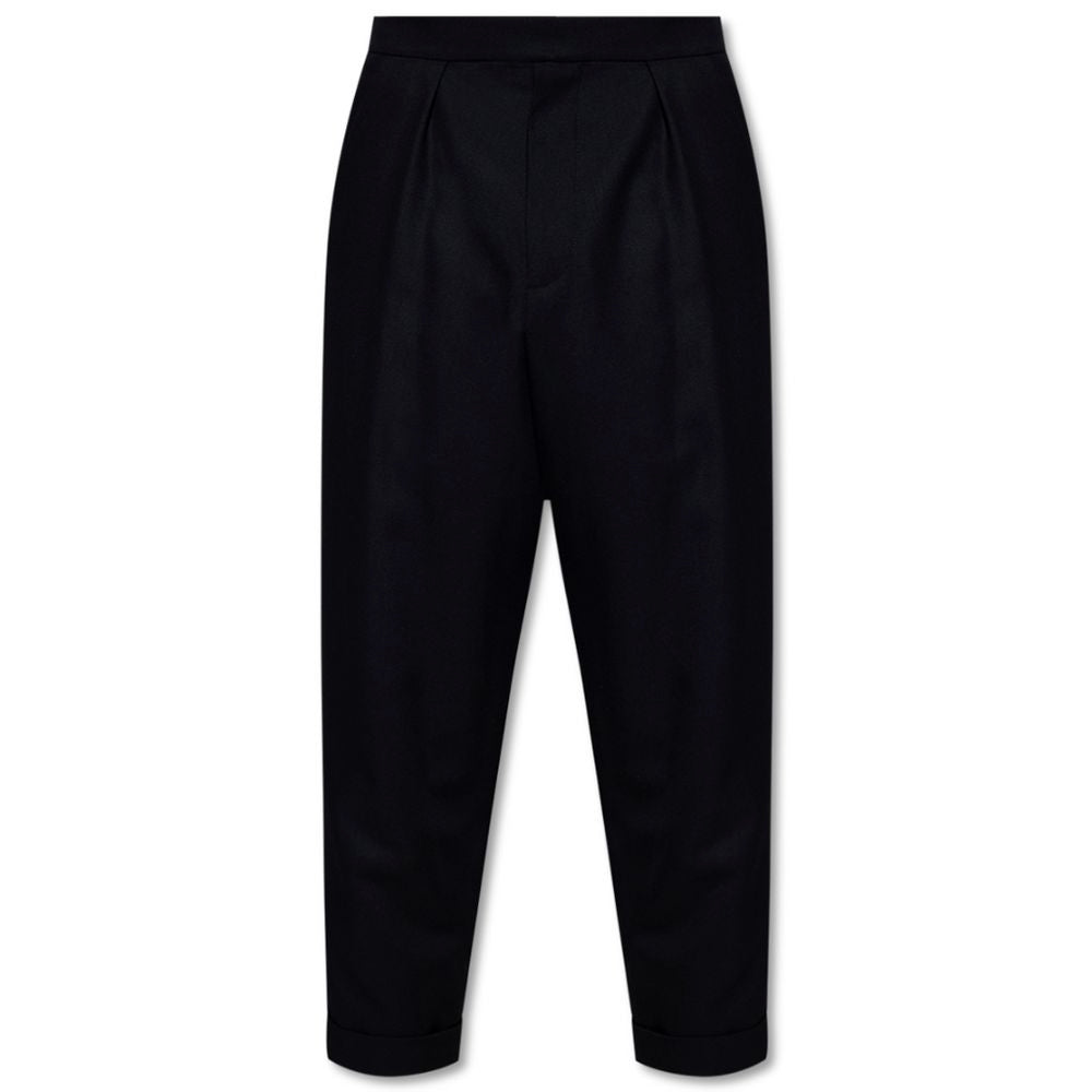Black Cotton Jeans & Pant