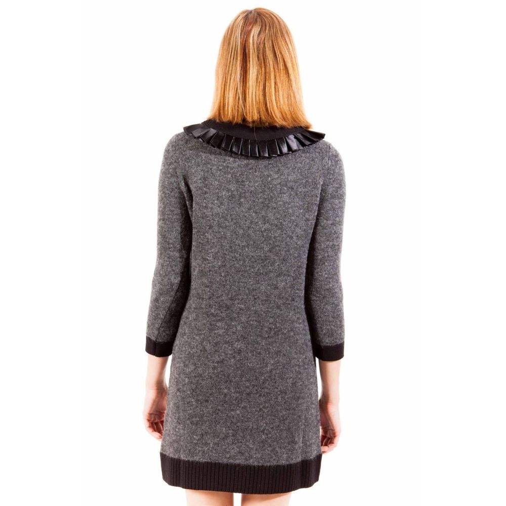 Gray Wool Dress
