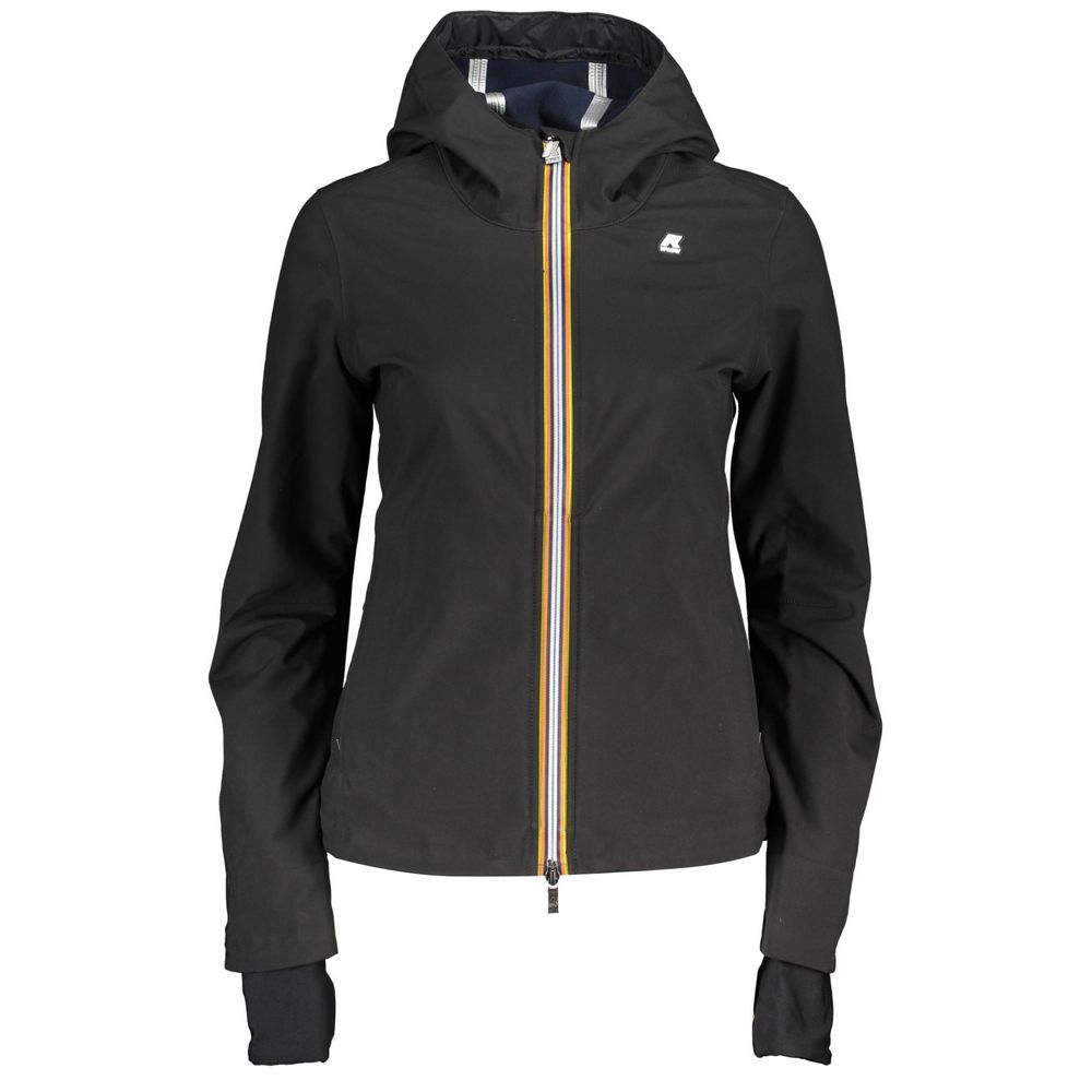 Black Polyester Jackets & Coat