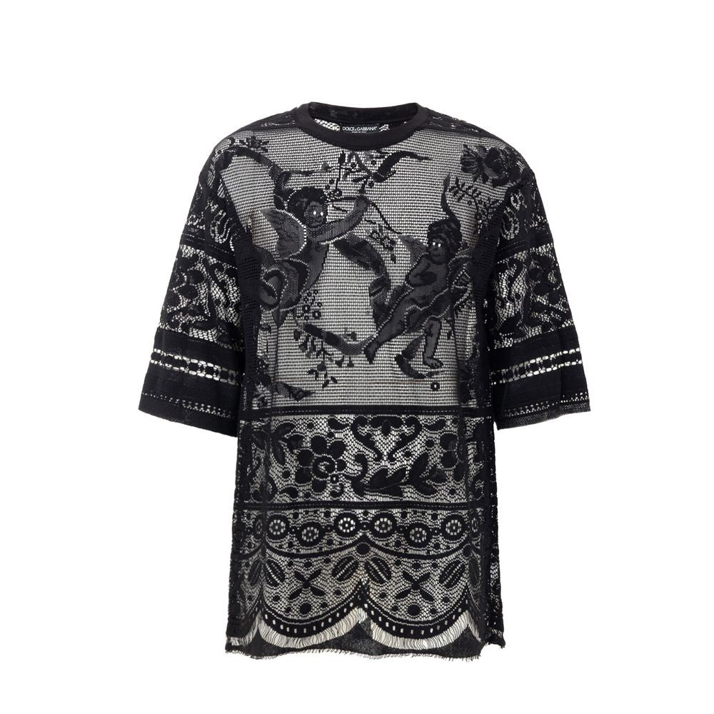 Black Cotton T-Shirt