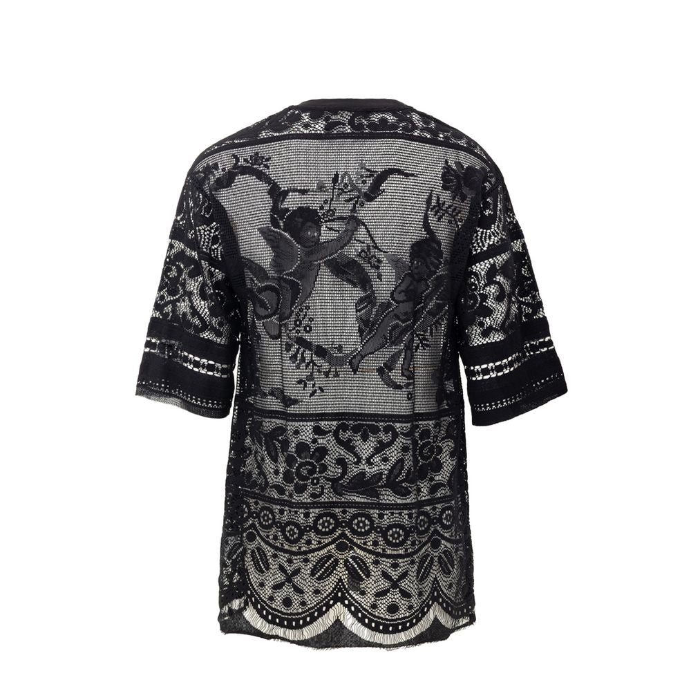 Black Cotton T-Shirt