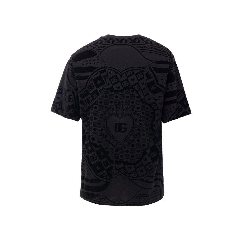 Black Cotton T-Shirt