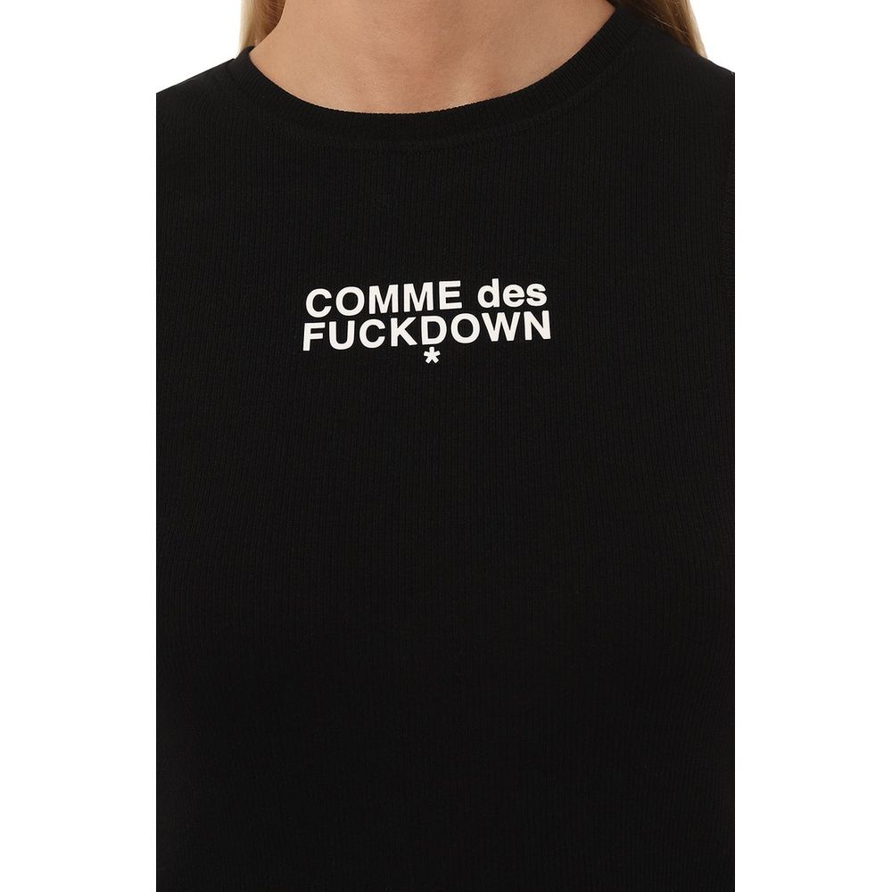 قميص وقميص قطني أسود من Comme Des Fuckdown