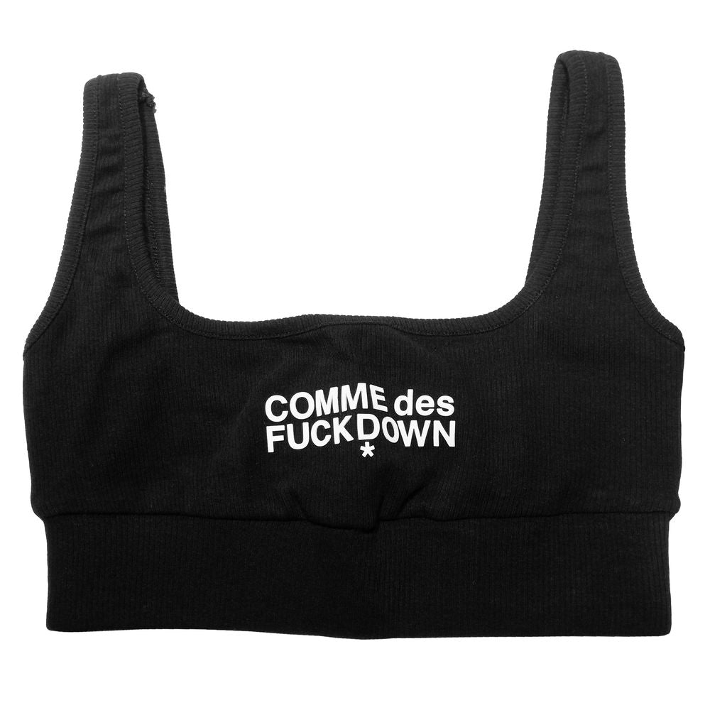 Black Cotton Tops & T-Shirt