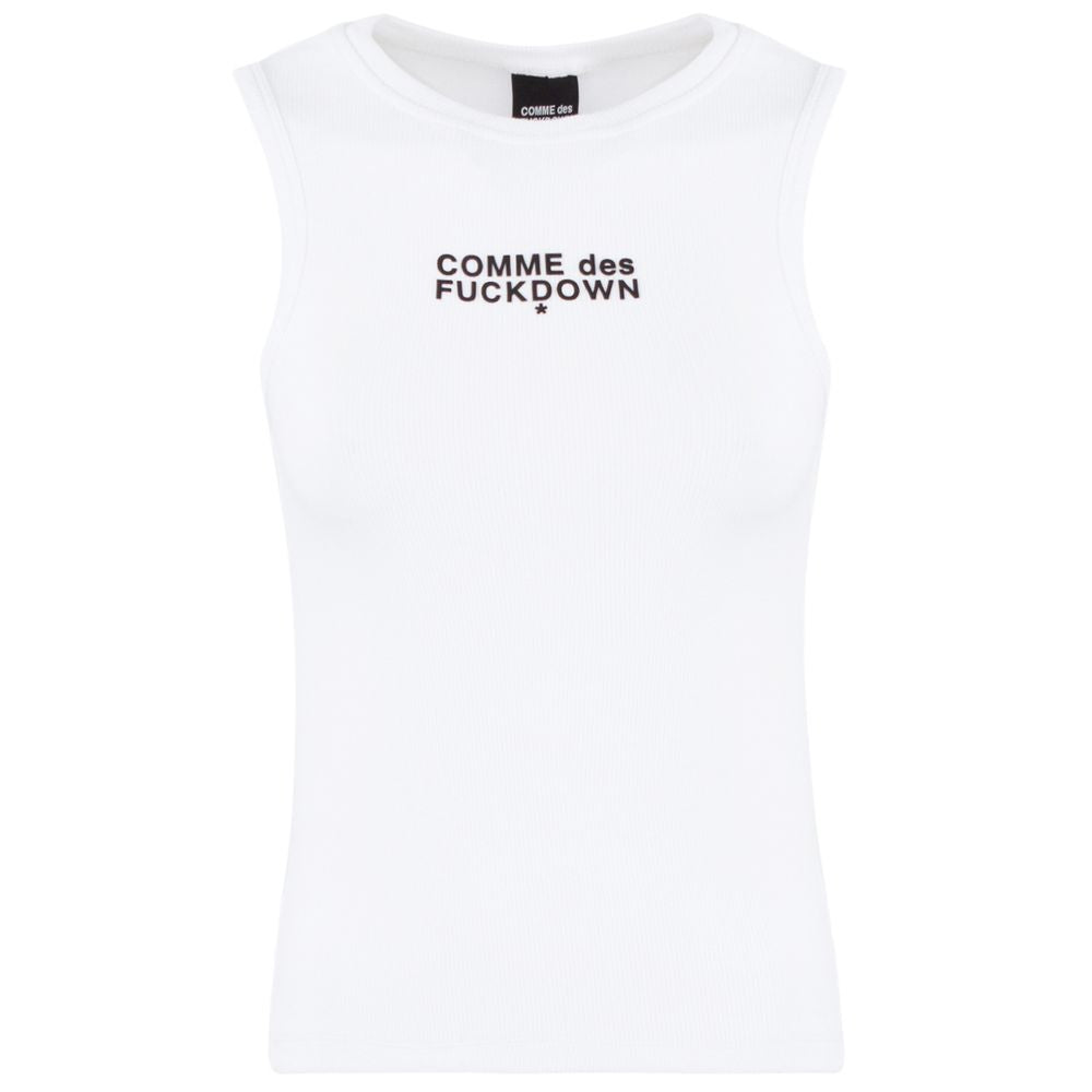 White Cotton Tops & T-Shirt