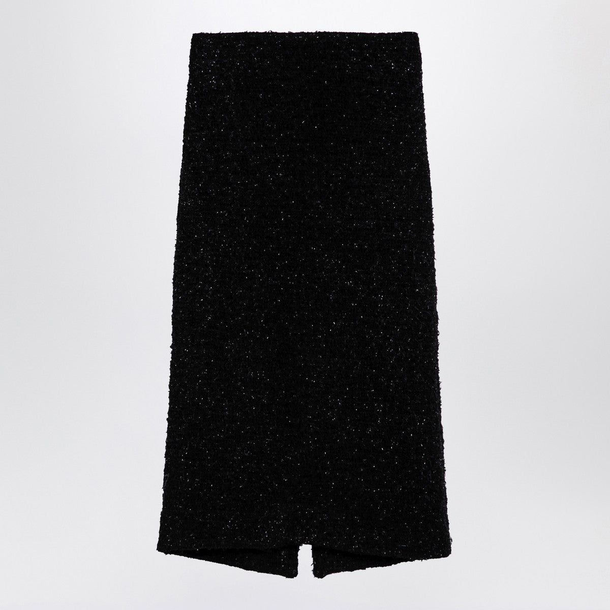 Balenciaga Balenciaga Black tweed midi skirt