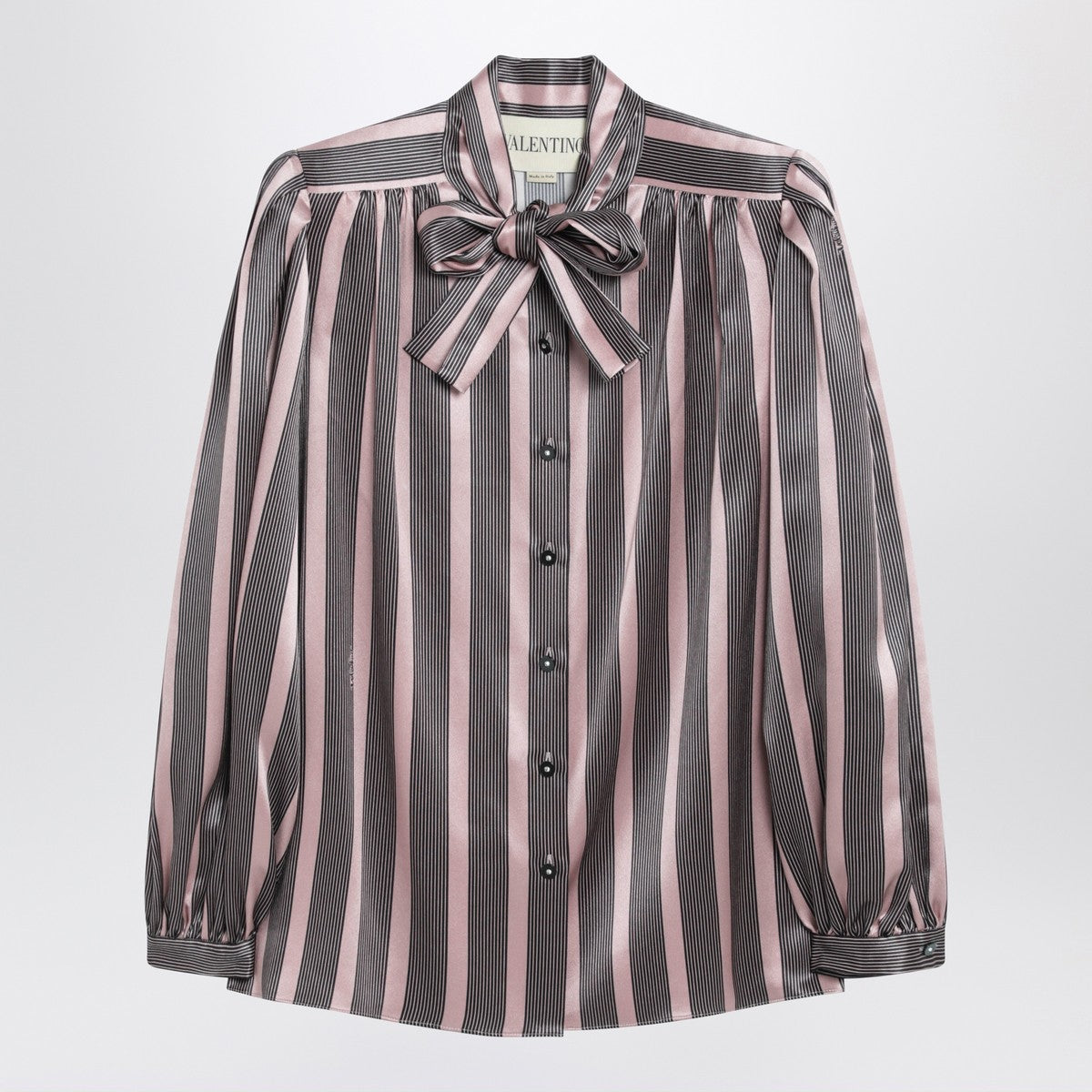 Valentino Valentino Striped Crepe de Chine shirt