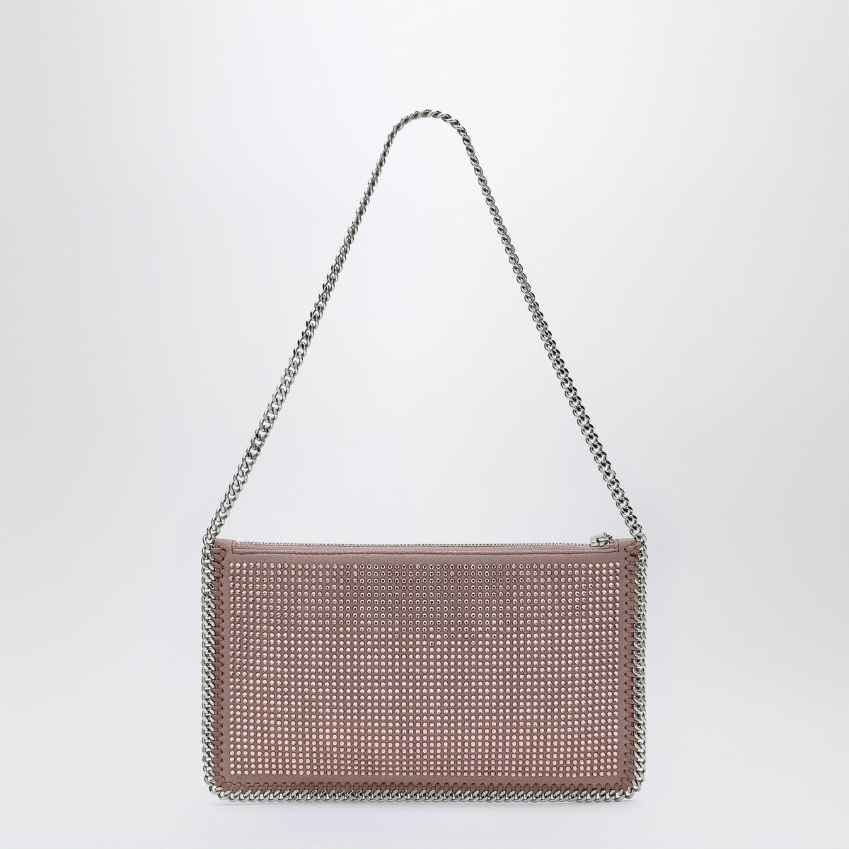 Stella McCartney Stella McCartney Falabella Pink Clutch Shoulder Bag with Rhinestones