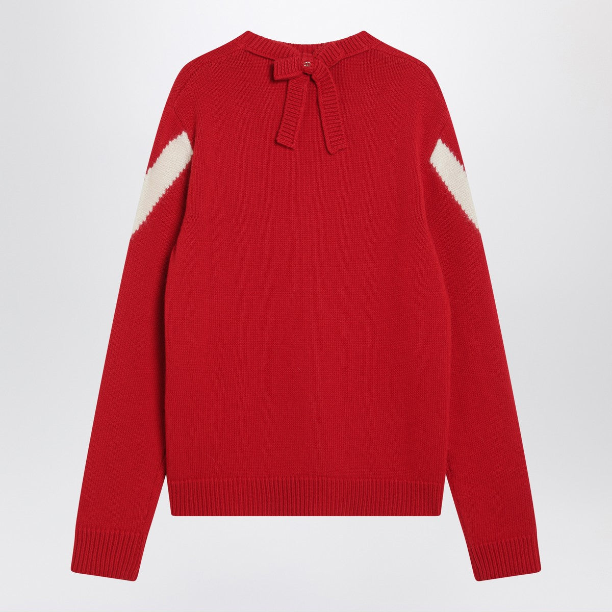 Valentino Valentino Red sweater with Vlogo on bow
