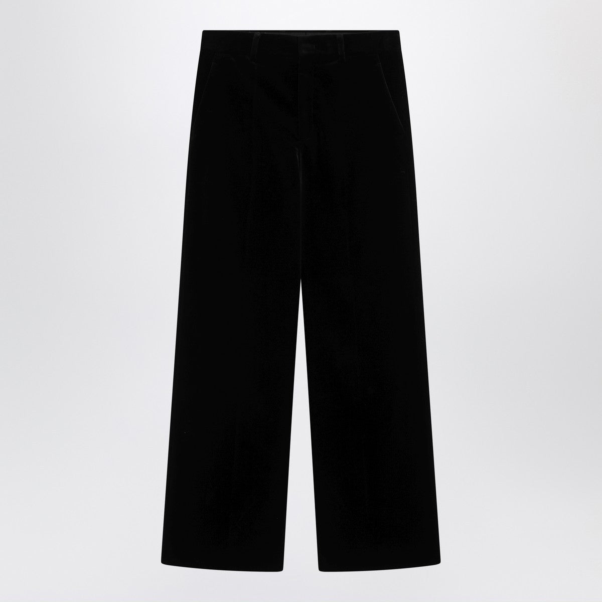 Valentino Valentino Black cotton velvet trousers