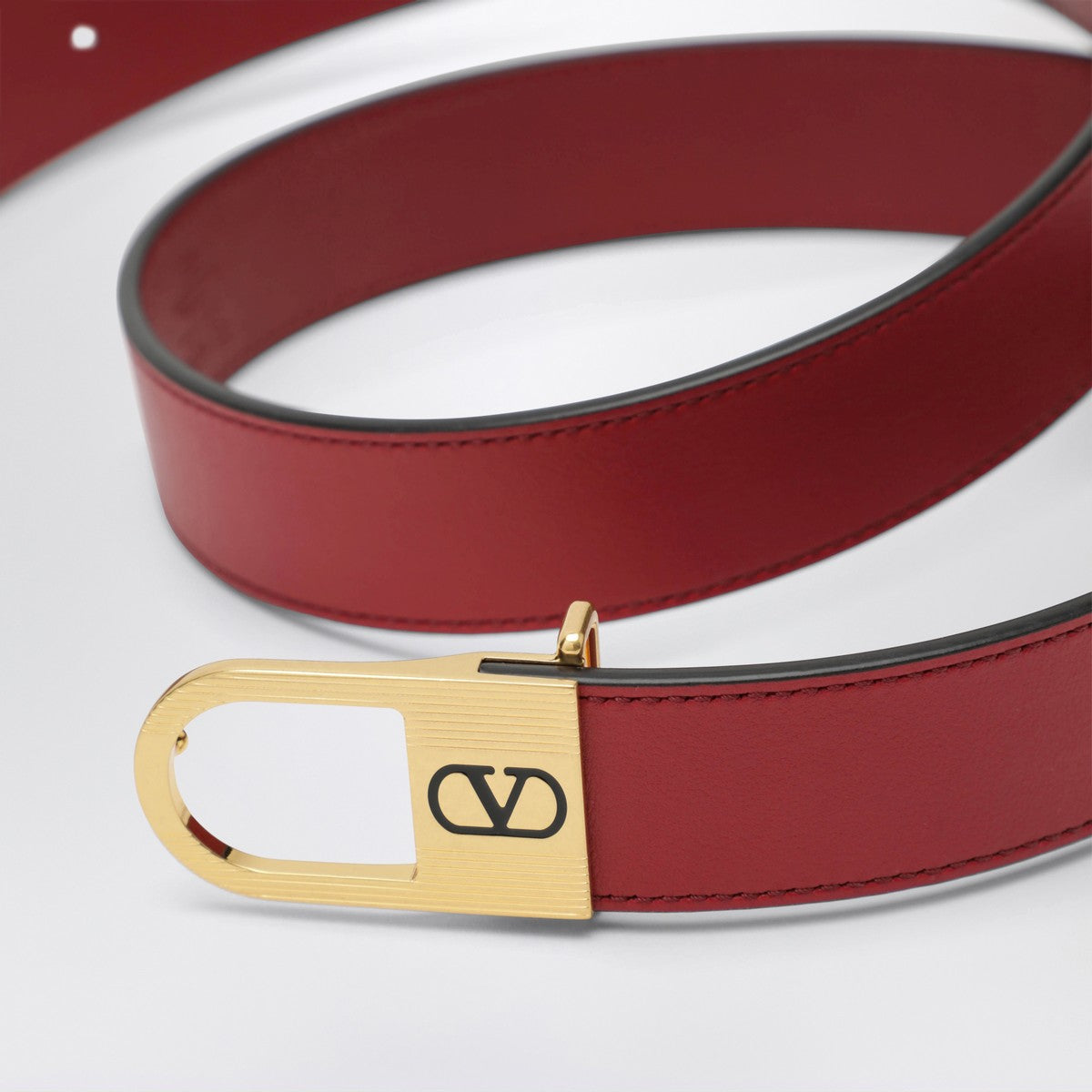 Valentino Garavani Valentino Garavani Volgo Signature red belt