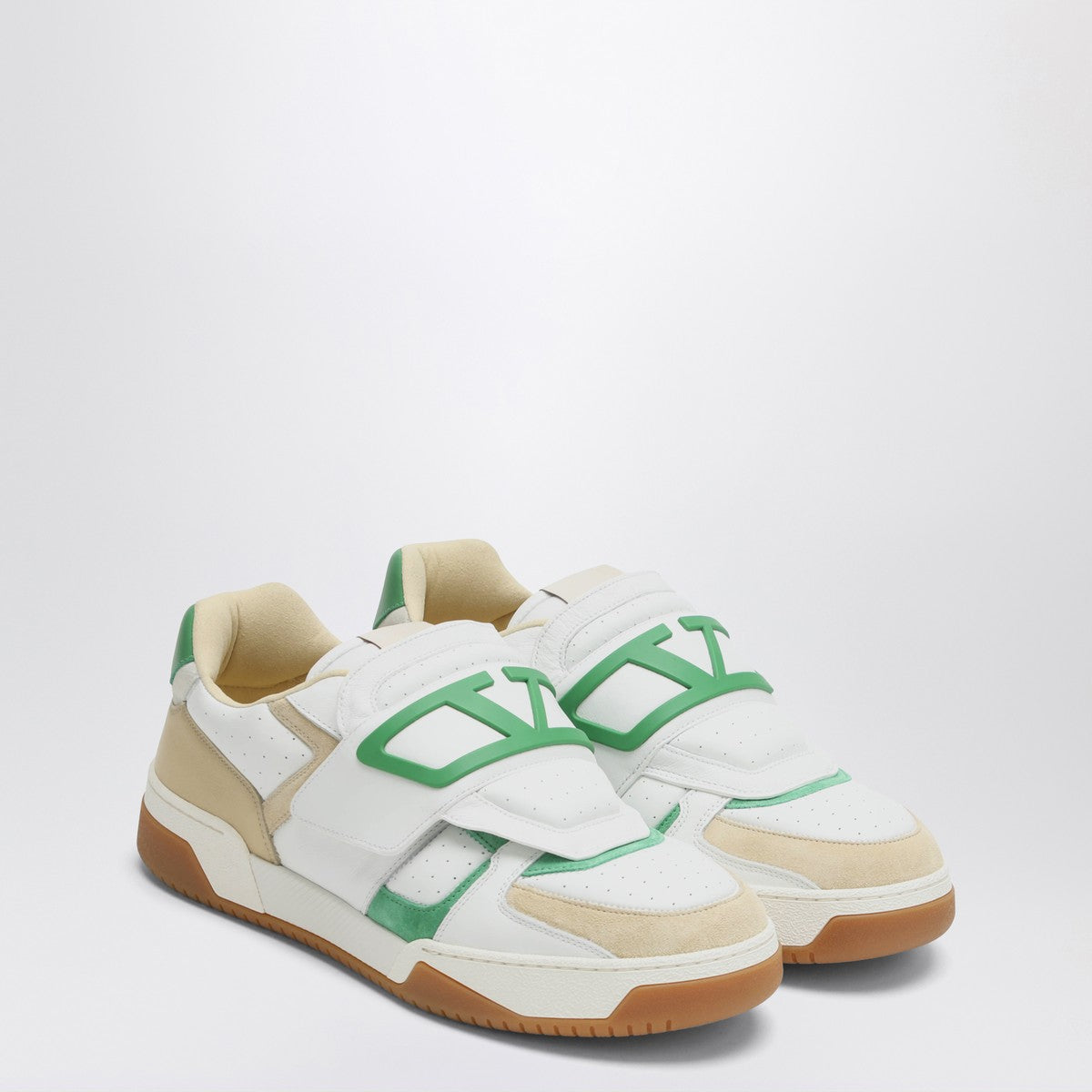 Valentino Garavani Valentino Garavani Sneaker Low Top Joie De Jouer white/beige/green