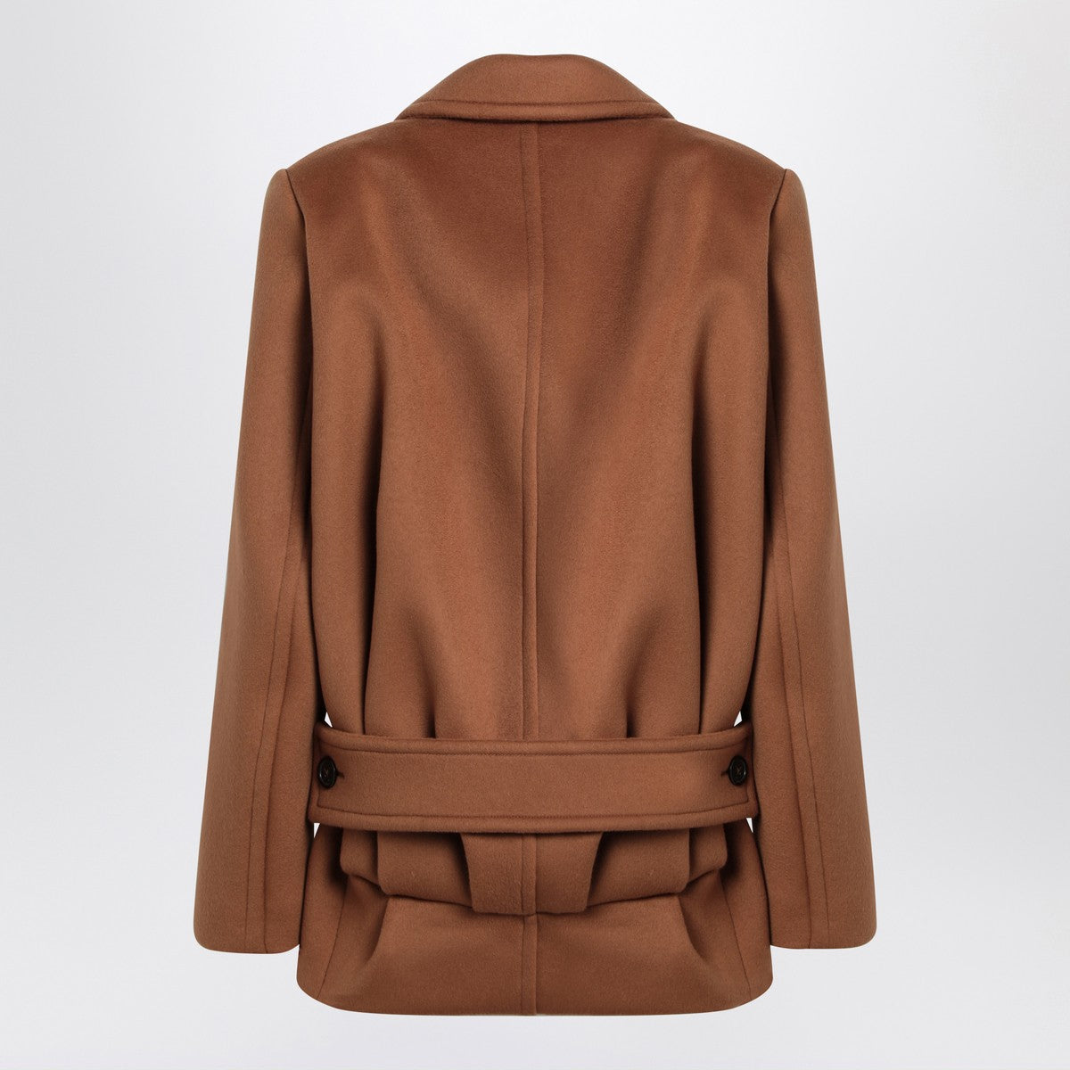 Saint Laurent Saint Laurent Camel wool short coat