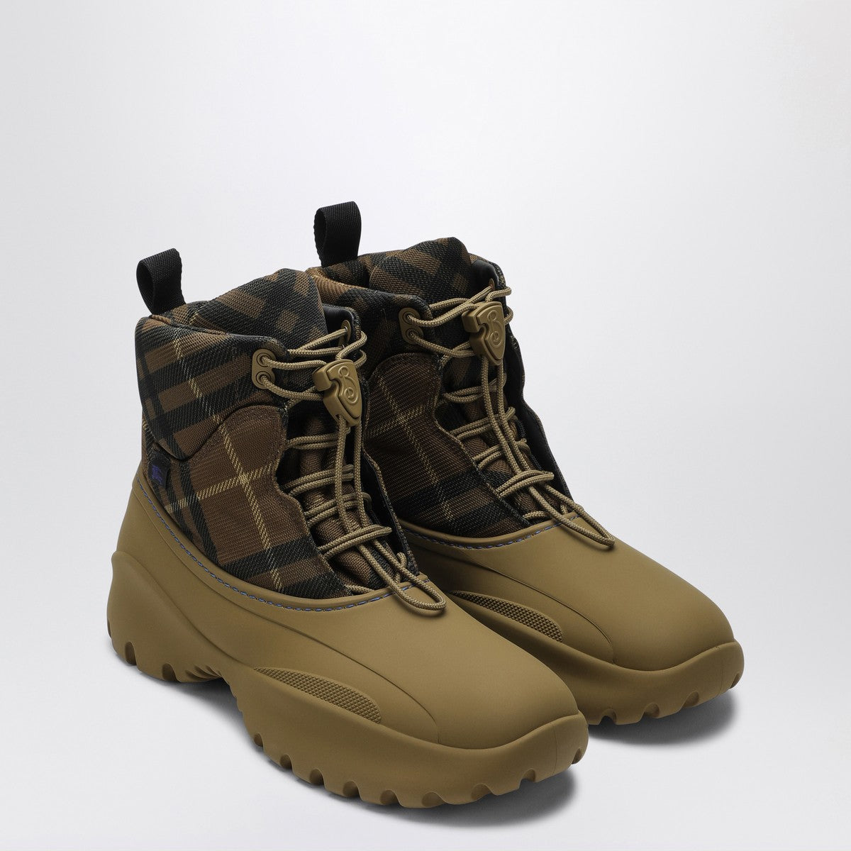 Burberry Burberry Scoot Trek ankle boot with Check pattern