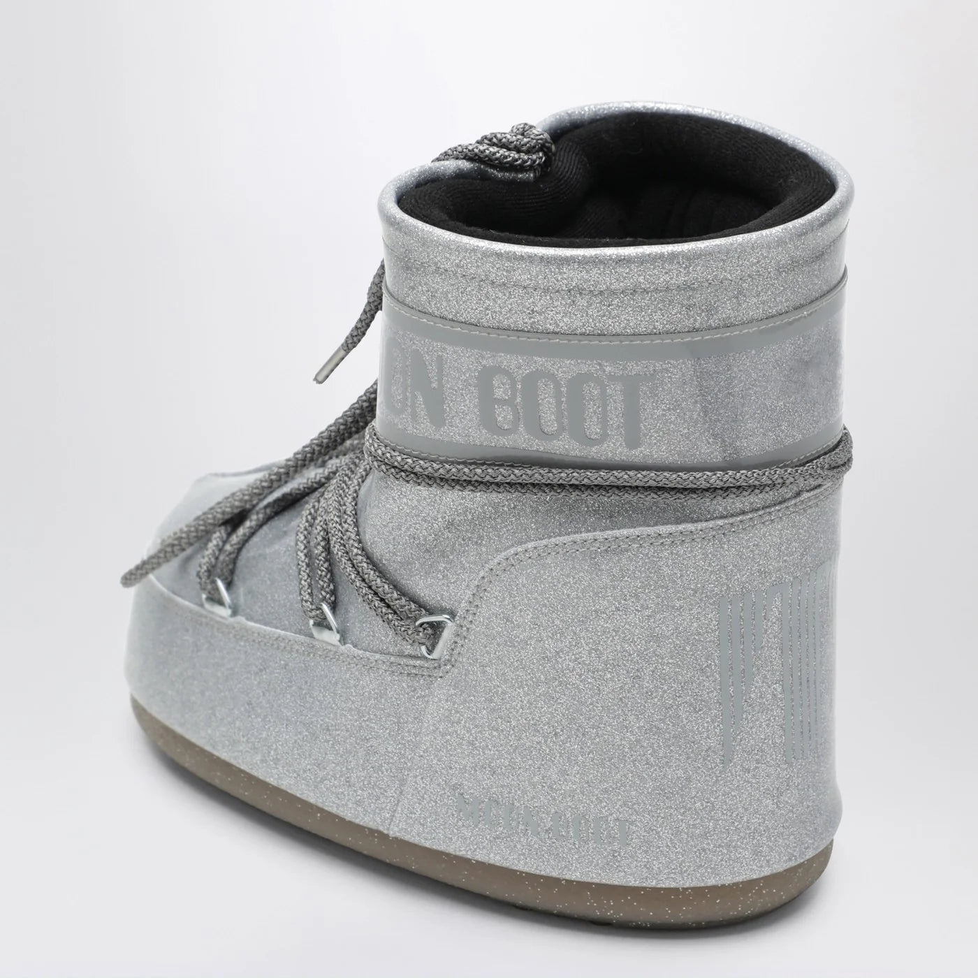 Moon Boot Silver Icon Low boots with glitter