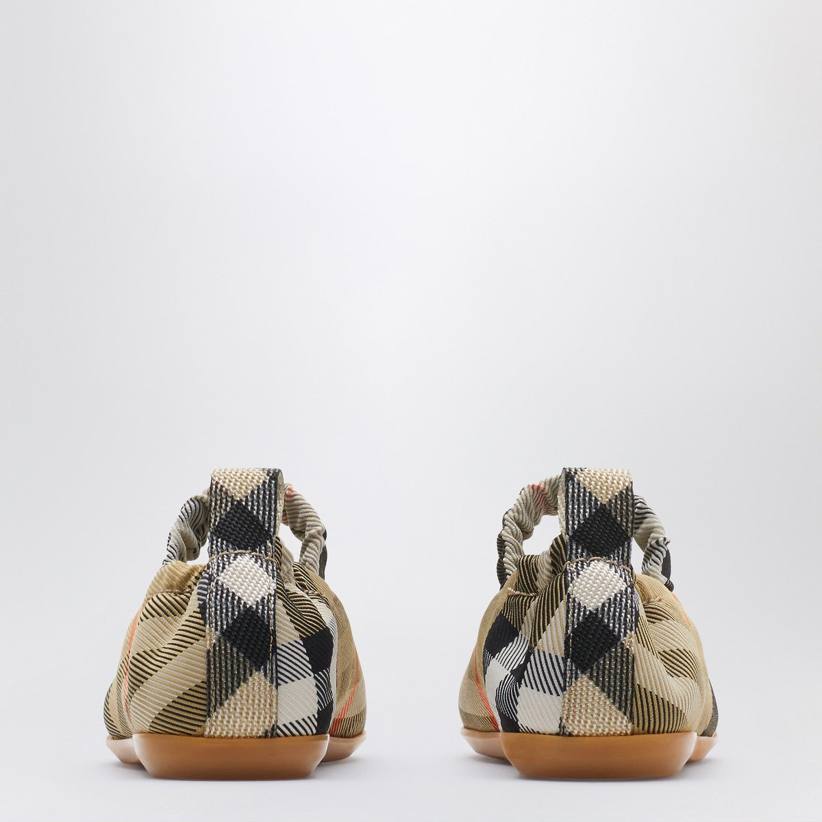 Burberry Burberry Check pattern nylon-blend ballerina