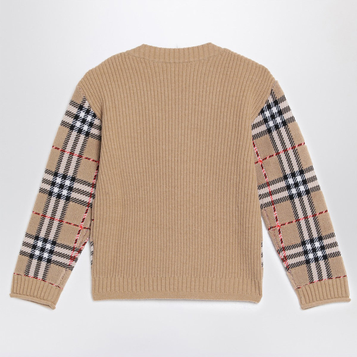 Burberry Burberry Beige check wool pullover