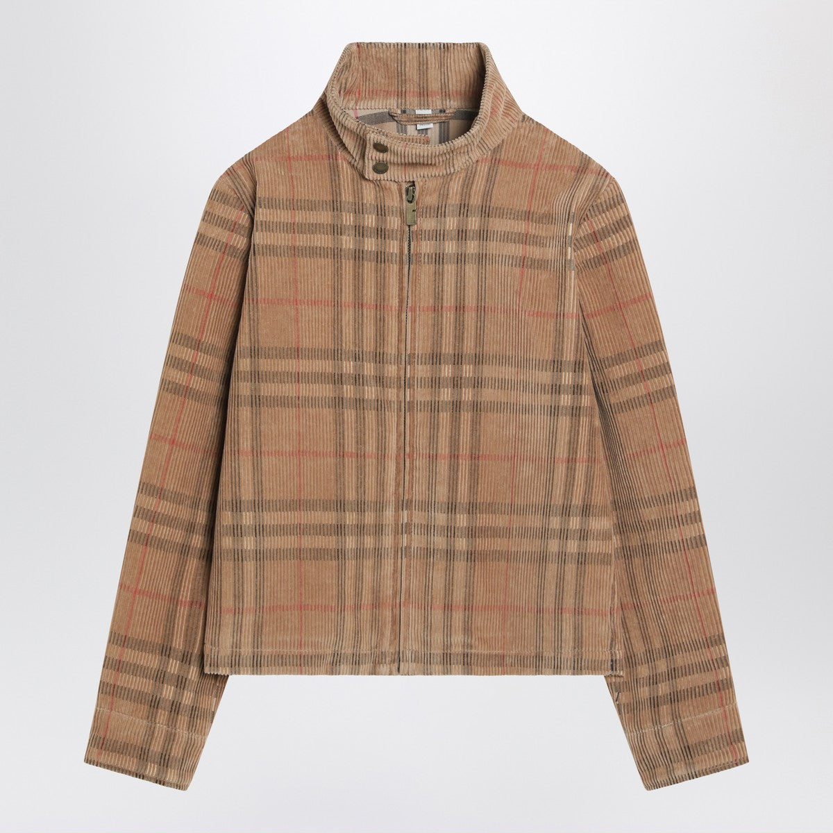 Burberry Burberry Corduroy jacket with Check pattern