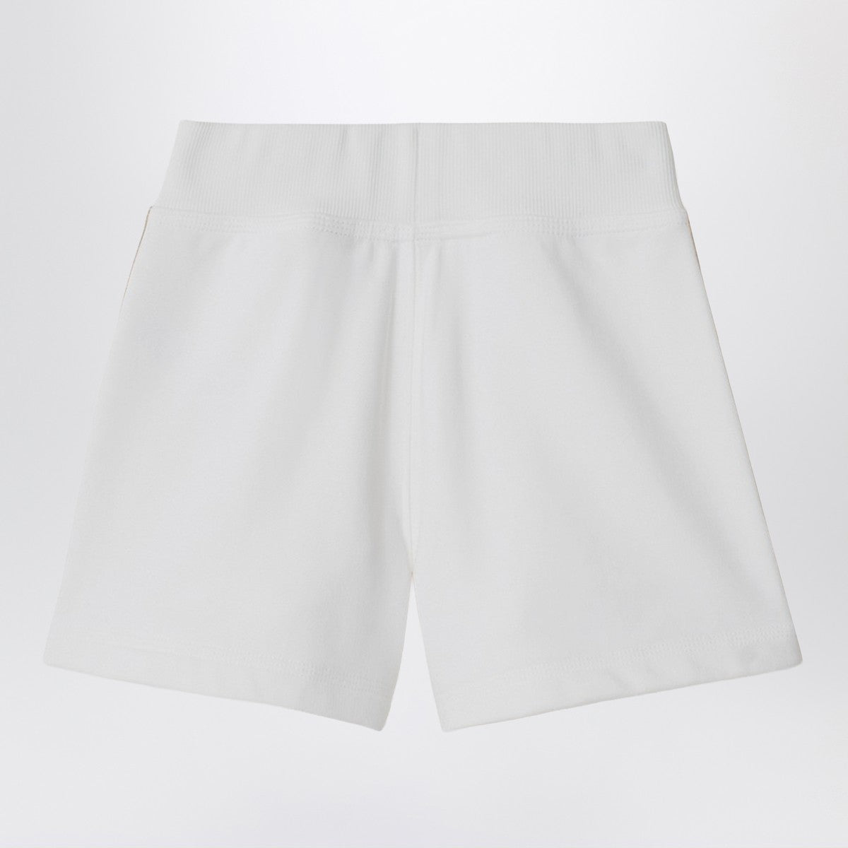Burberry Burberry White shorts with Check trims