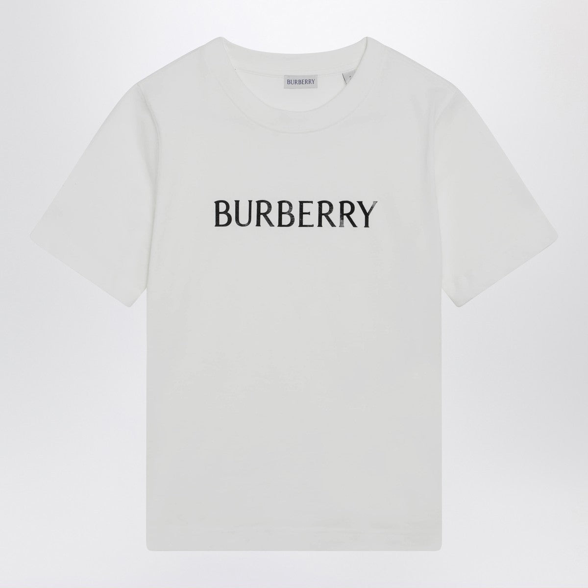 Burberry White T-shirt with logo print