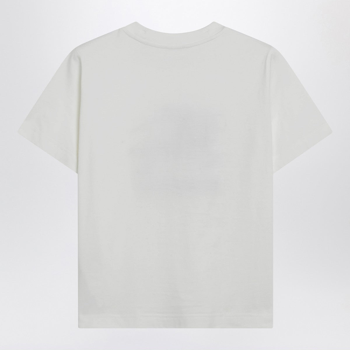 Burberry Burberry White cotton T-shirt with EKD design