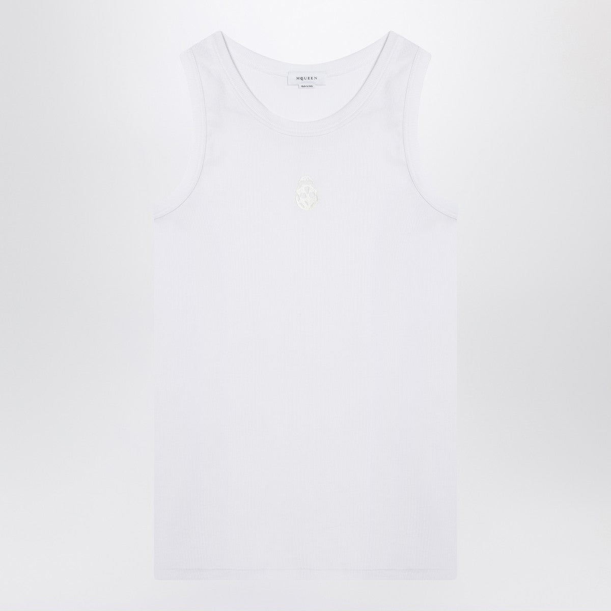 Alexander Mcqueen Alexander McQueen White cotton tank top