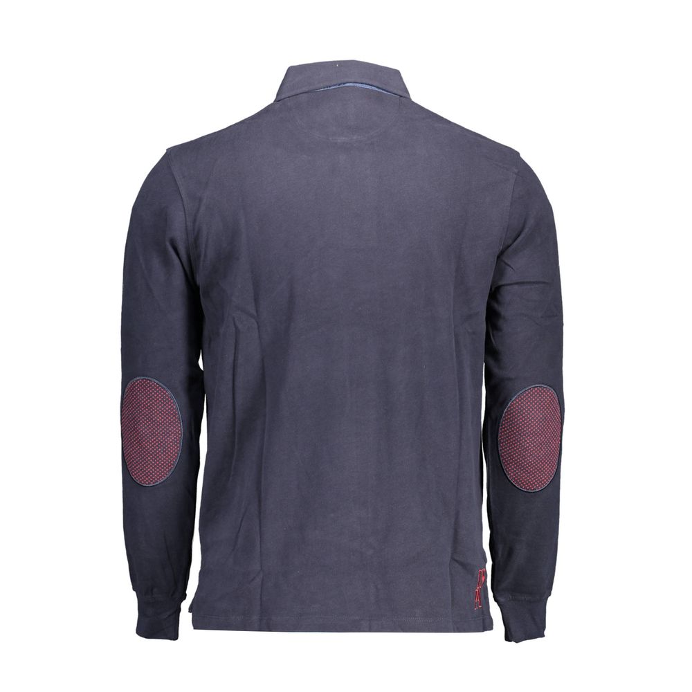 قميص بولو قطني أزرق من US POLO ASSN