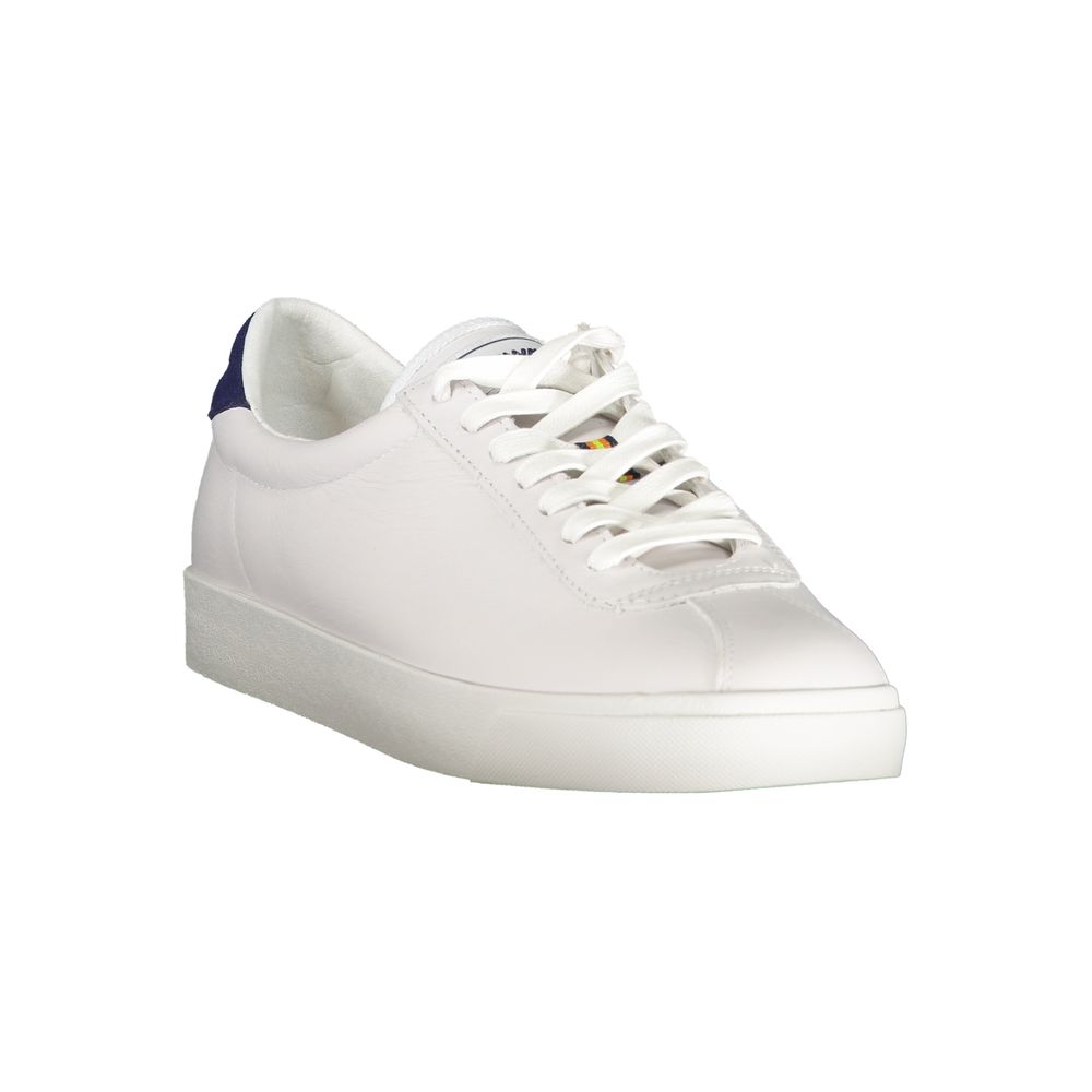 White Polyester Sneaker