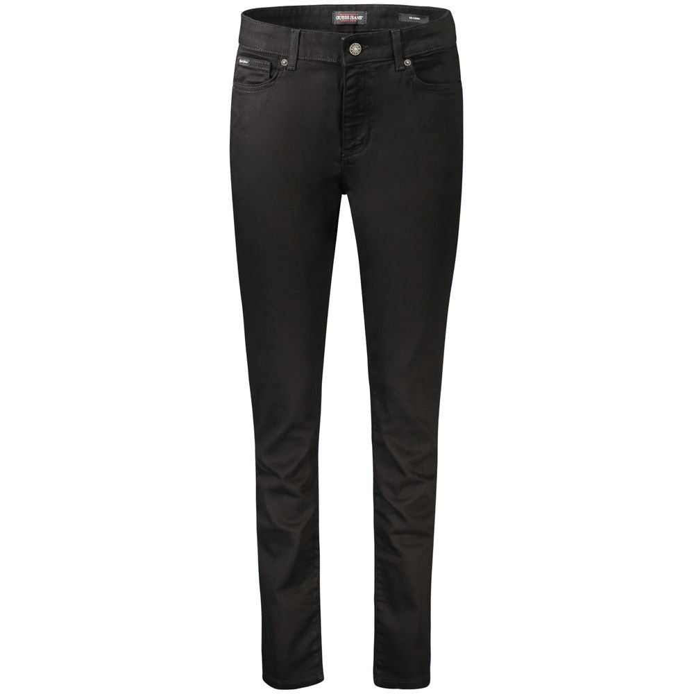 بنطلون جينز وبنطلون جينز قطني أسود من Guess Jeans