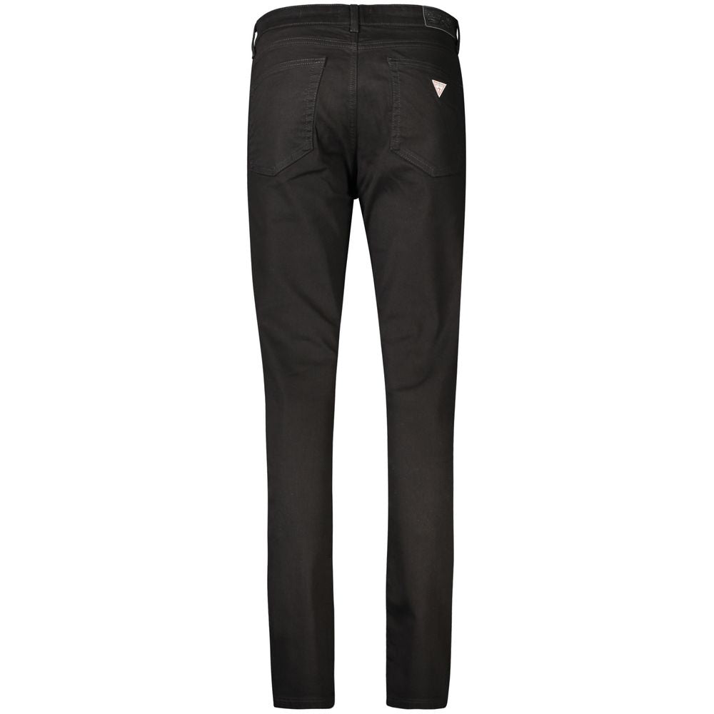بنطلون جينز وبنطلون جينز قطني أسود من Guess Jeans
